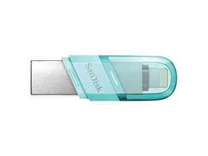 فلش مموری سن دیسک مدل SanDisk IXpand Flip 128GB USB3.1-Lightning iPhone